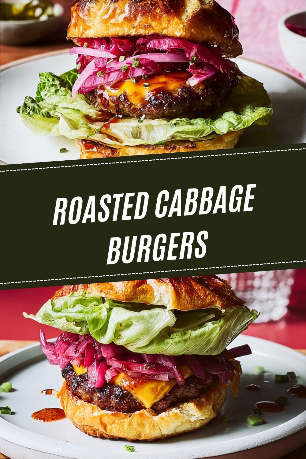 Roasted Cabbage Burgers