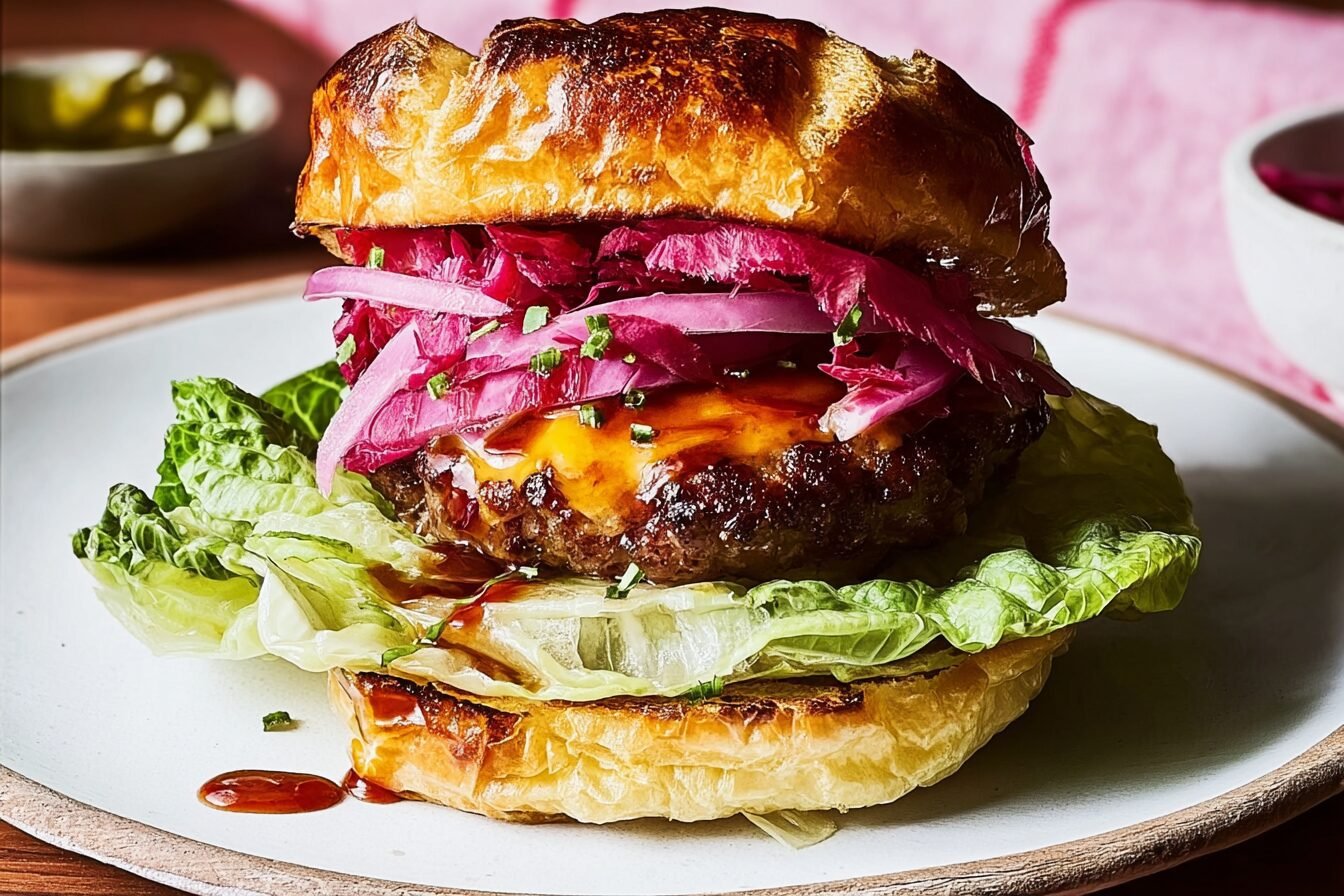 Roasted Cabbage Burgers