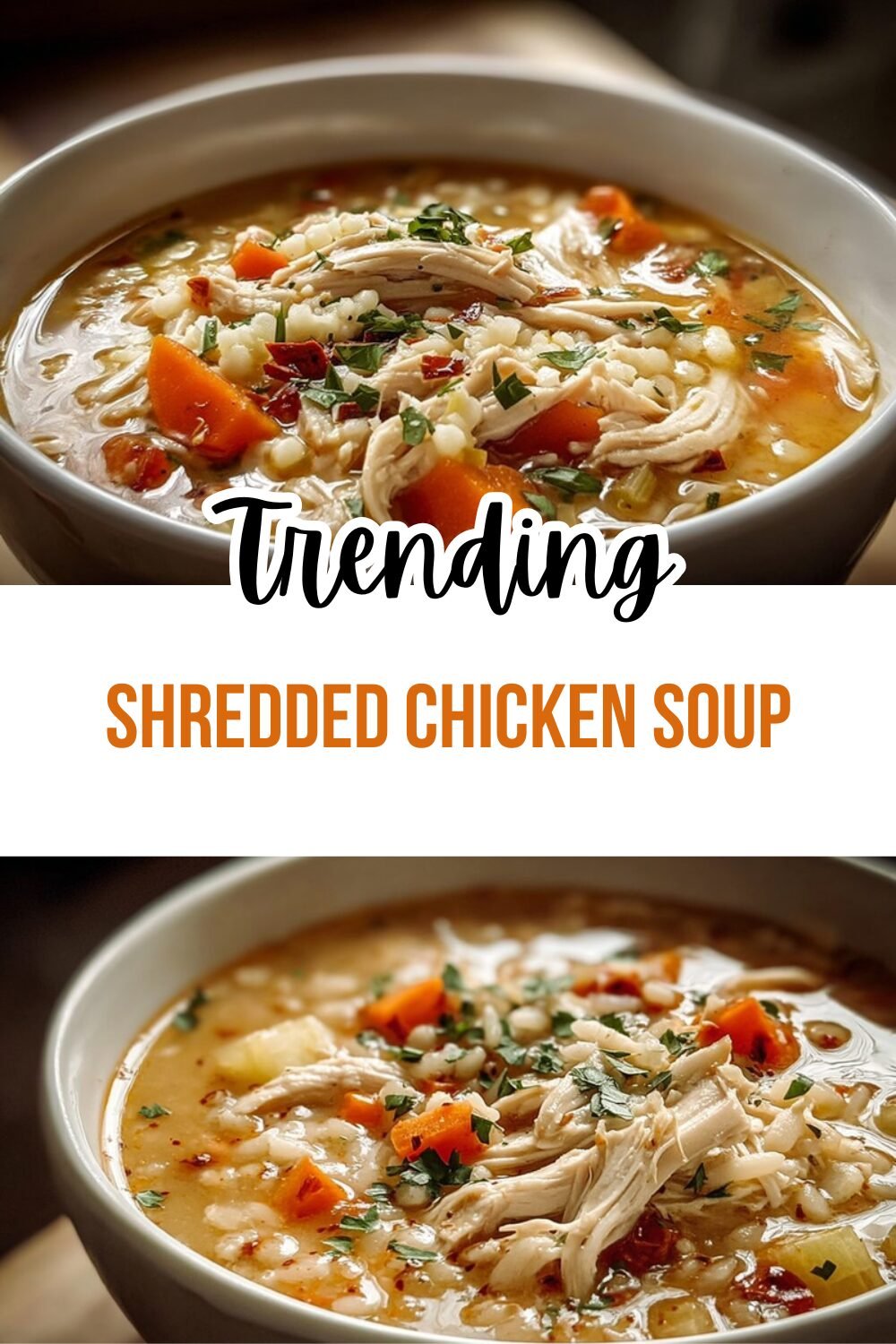 Shredded Chicken Soup