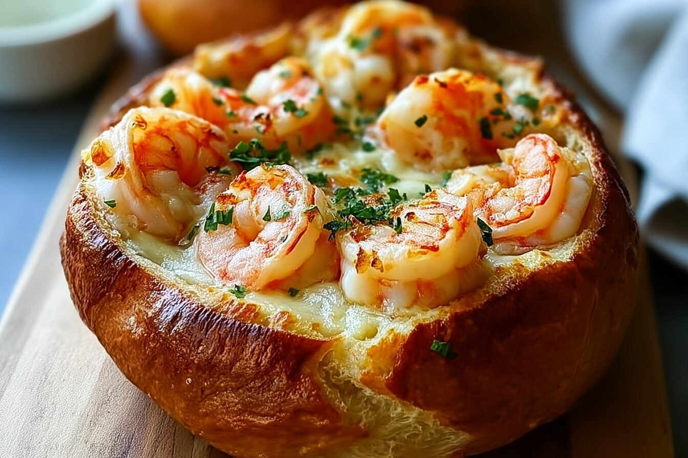 Shrimp Bread Bowl