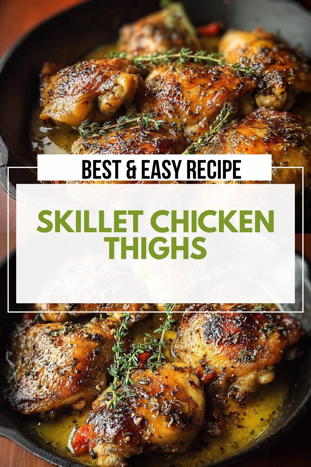 Skillet Chicken Thighs