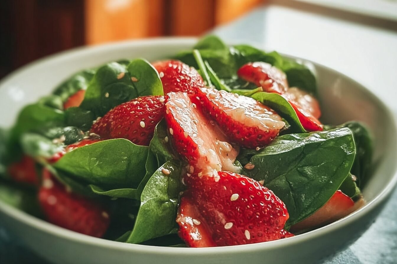 Strawberry Spinach Salad