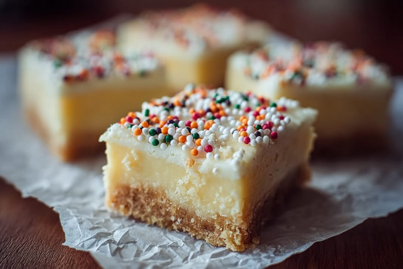 Sugar Cookie Cheesecake Bars