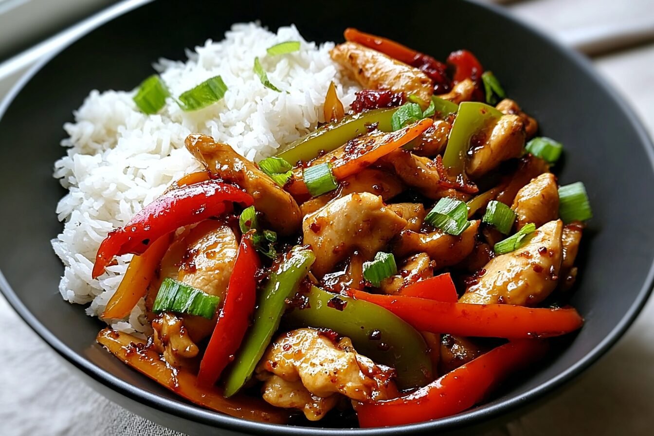 Sweet And Spicy Chicken Stir Fry