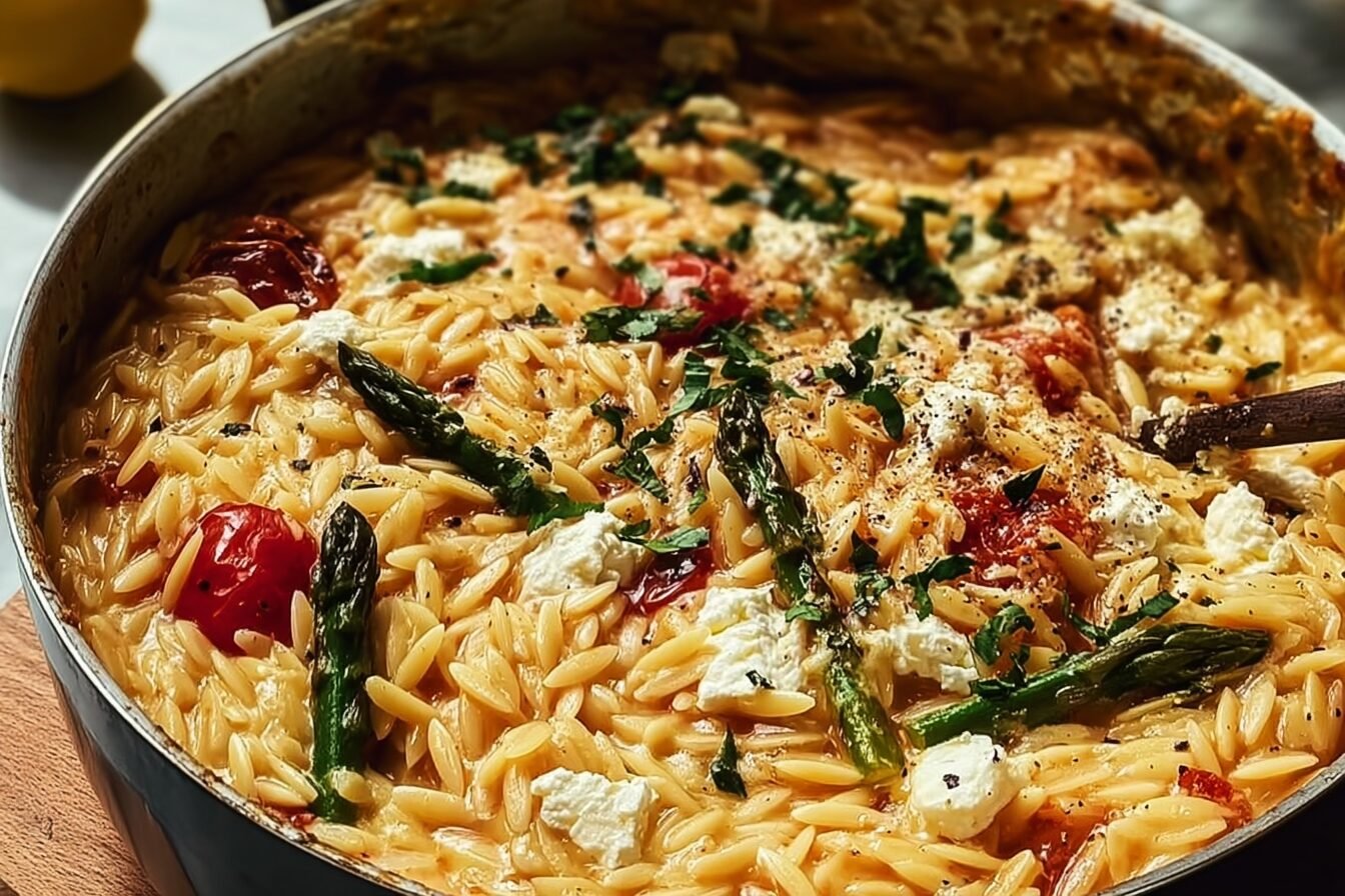 Baked Feta Orzo