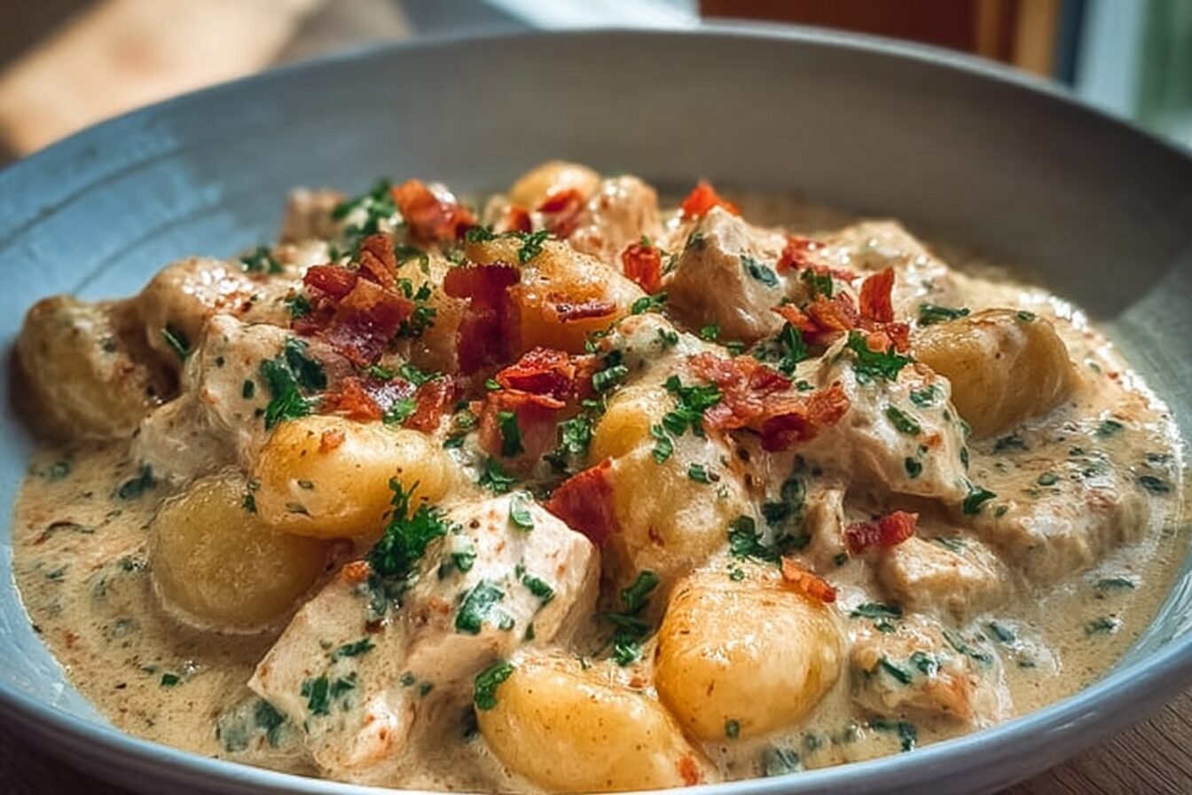 Creamy Crack Chicken Gnocchi