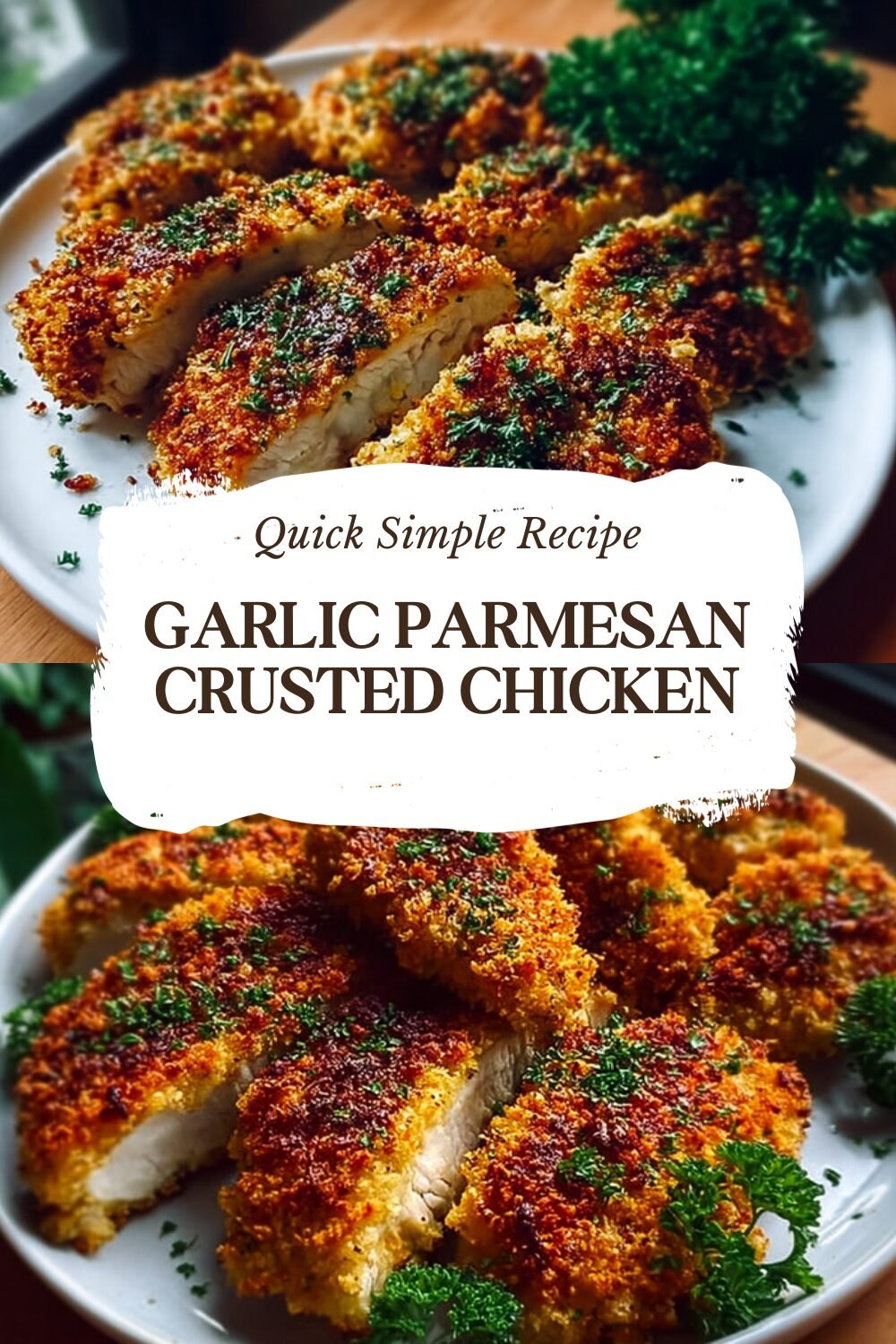 Garlic Parmesan Crusted Chicken
