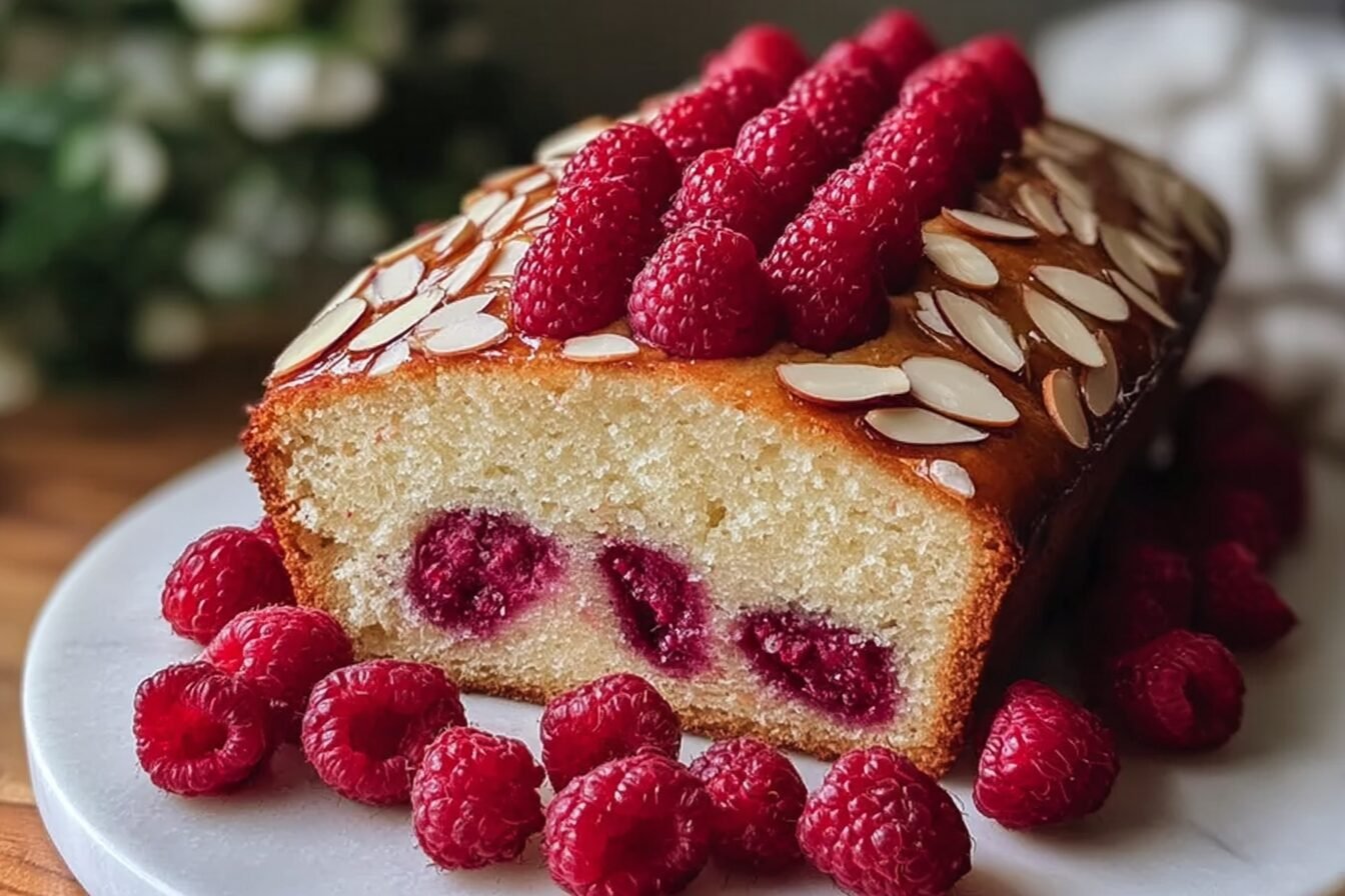Raspberry Almond Cake