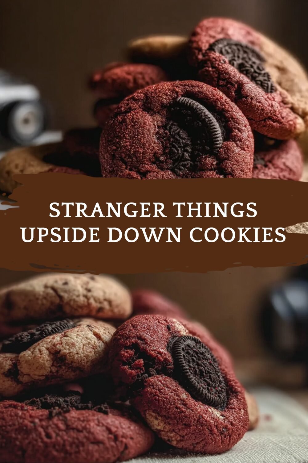 Stranger Things Upside Down Cookies