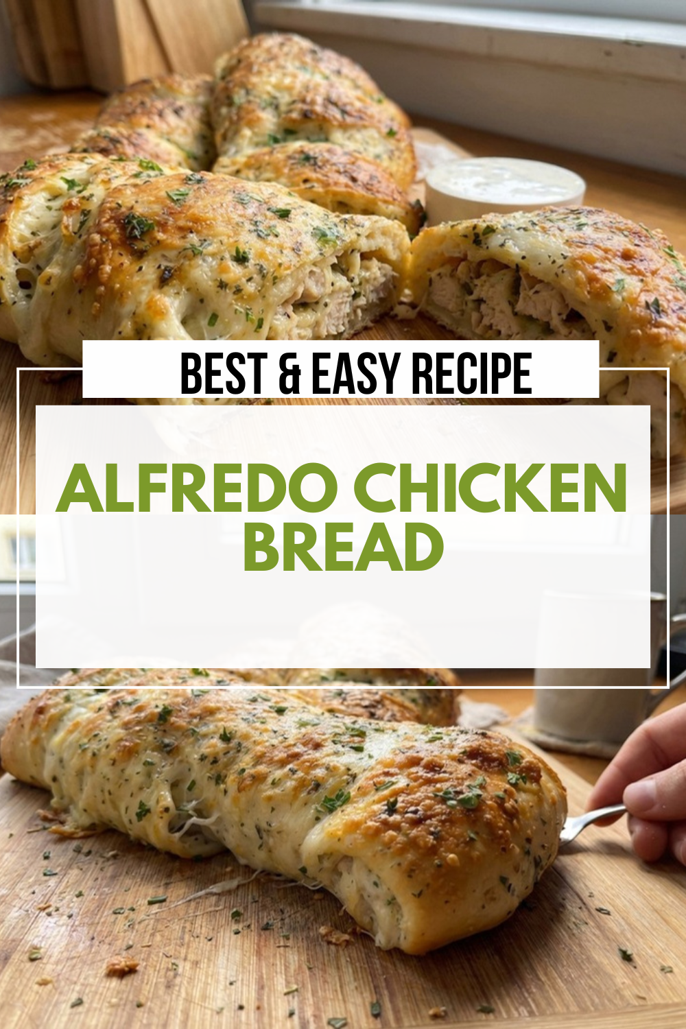 Alfredo Chicken Bread
