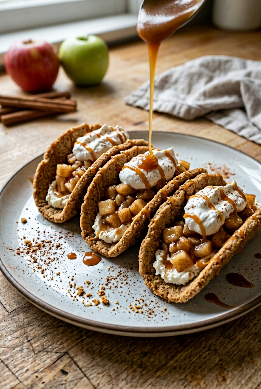 Apple Pie Cheesecake Tacos