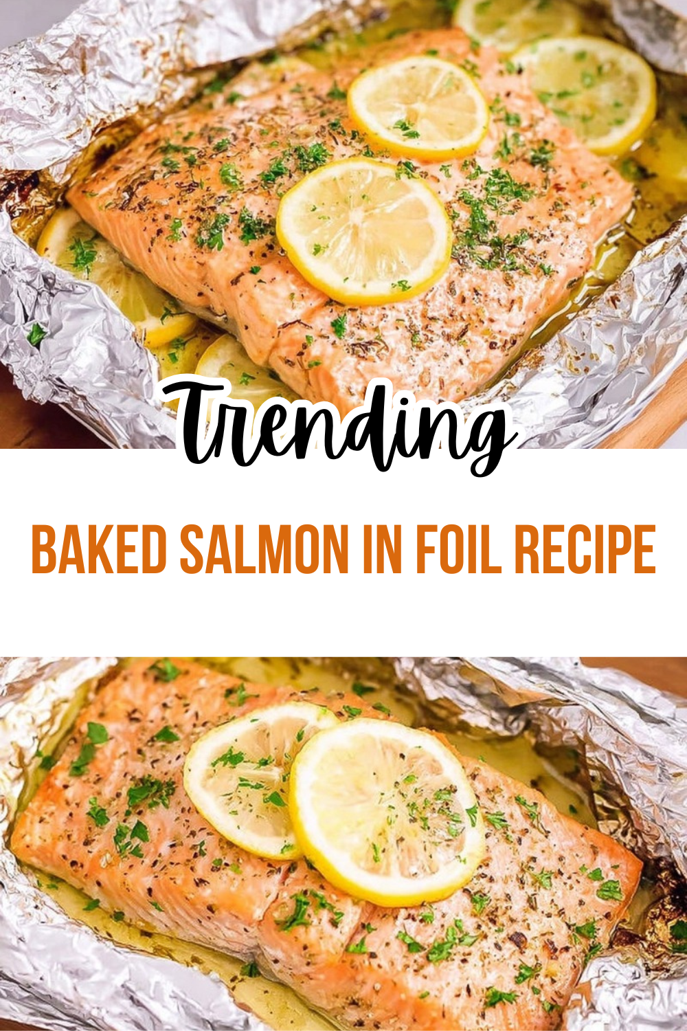 Baked Salmon In Foil Recipe