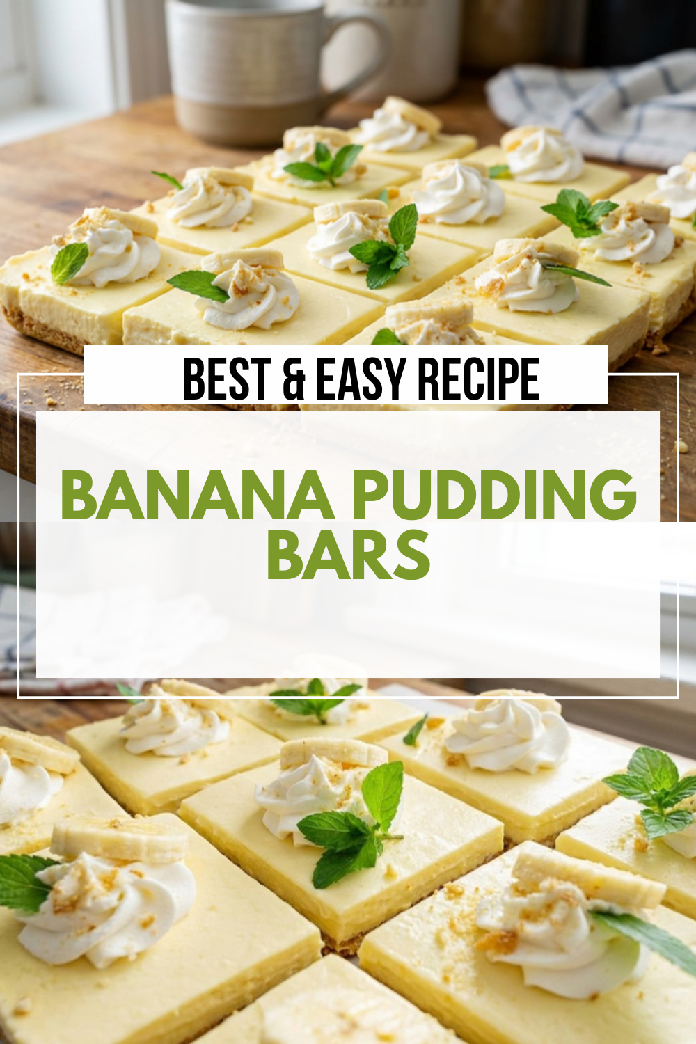 Banana Pudding Bars