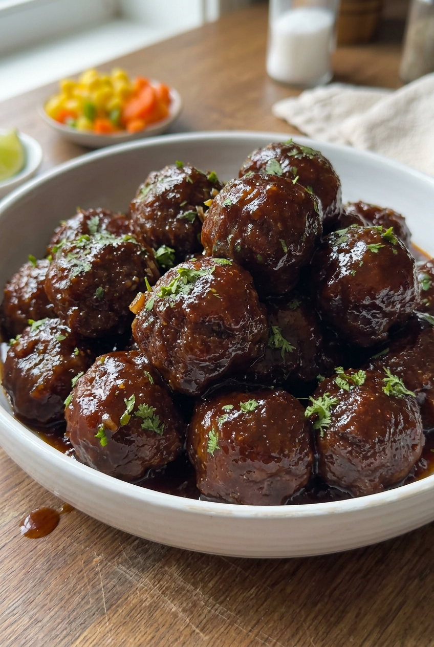 Bbq Jerk Meatballs