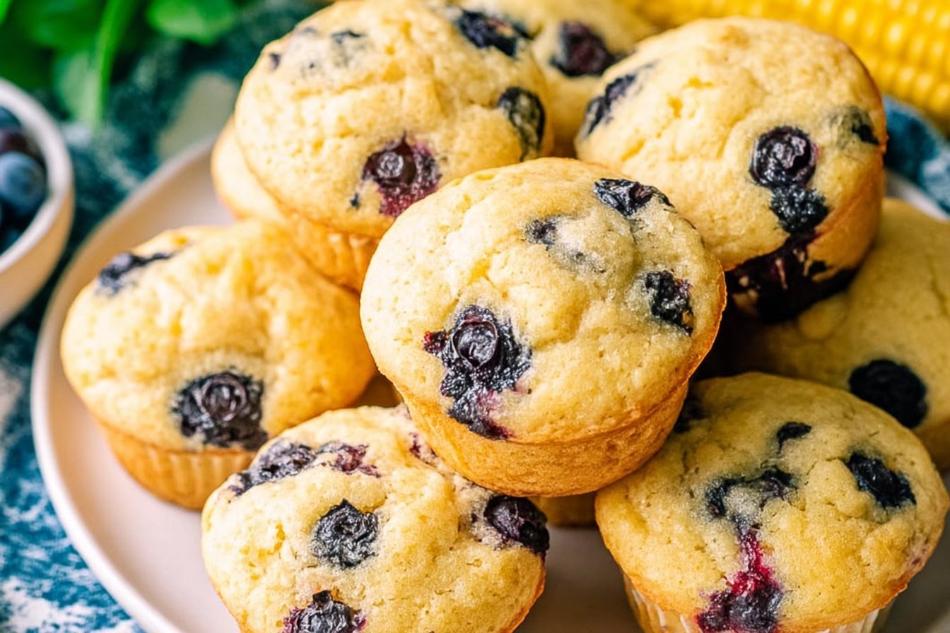 Blueberry Corn Muffins Recipe 6 Blueberry Corn Muffins Recipe