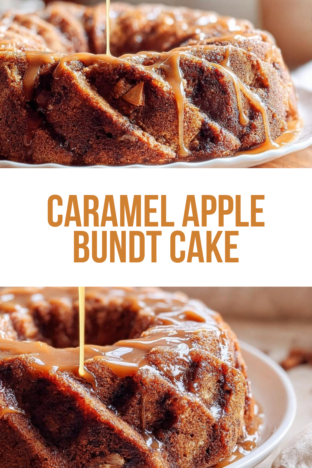 Caramel Apple Bundt Cake