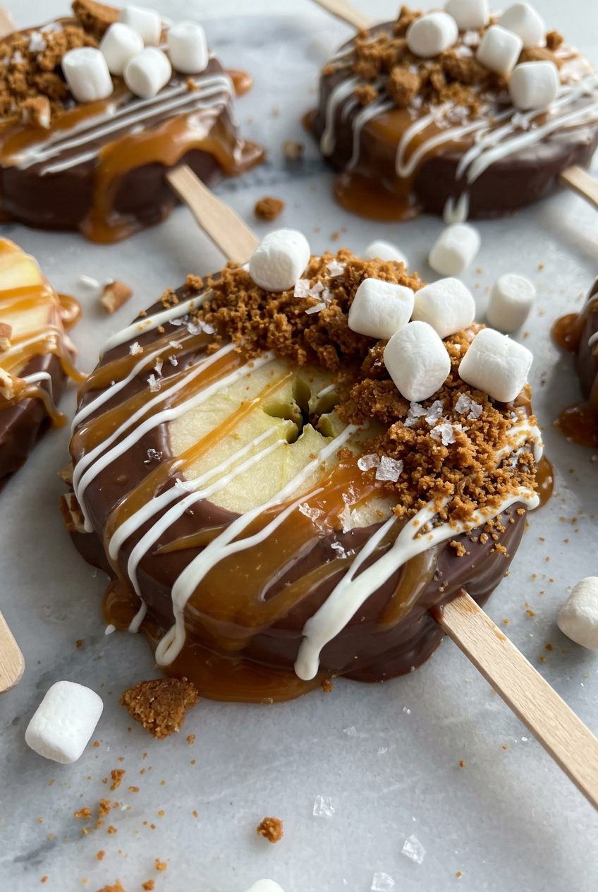 Caramel Apple Slices