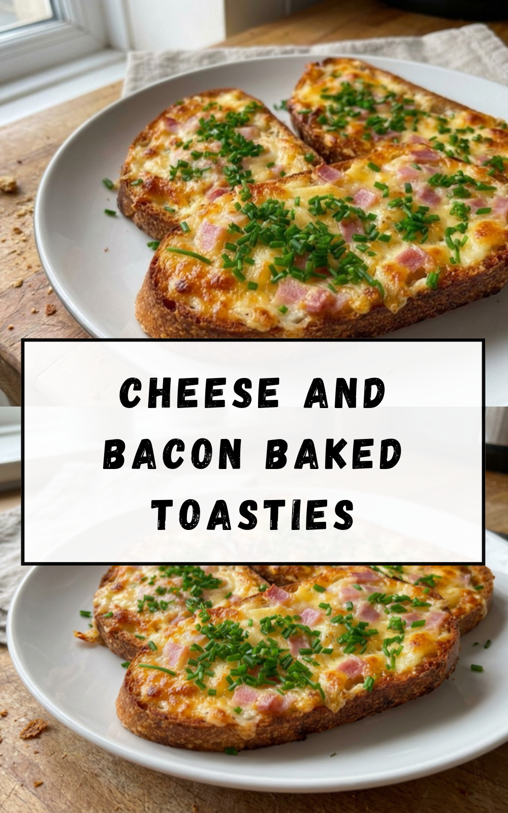 Cheese And Bacon Baked Toasties