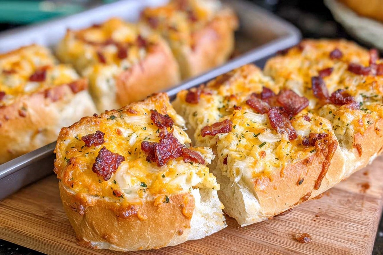 Cheesy Bacon Ranch Bread