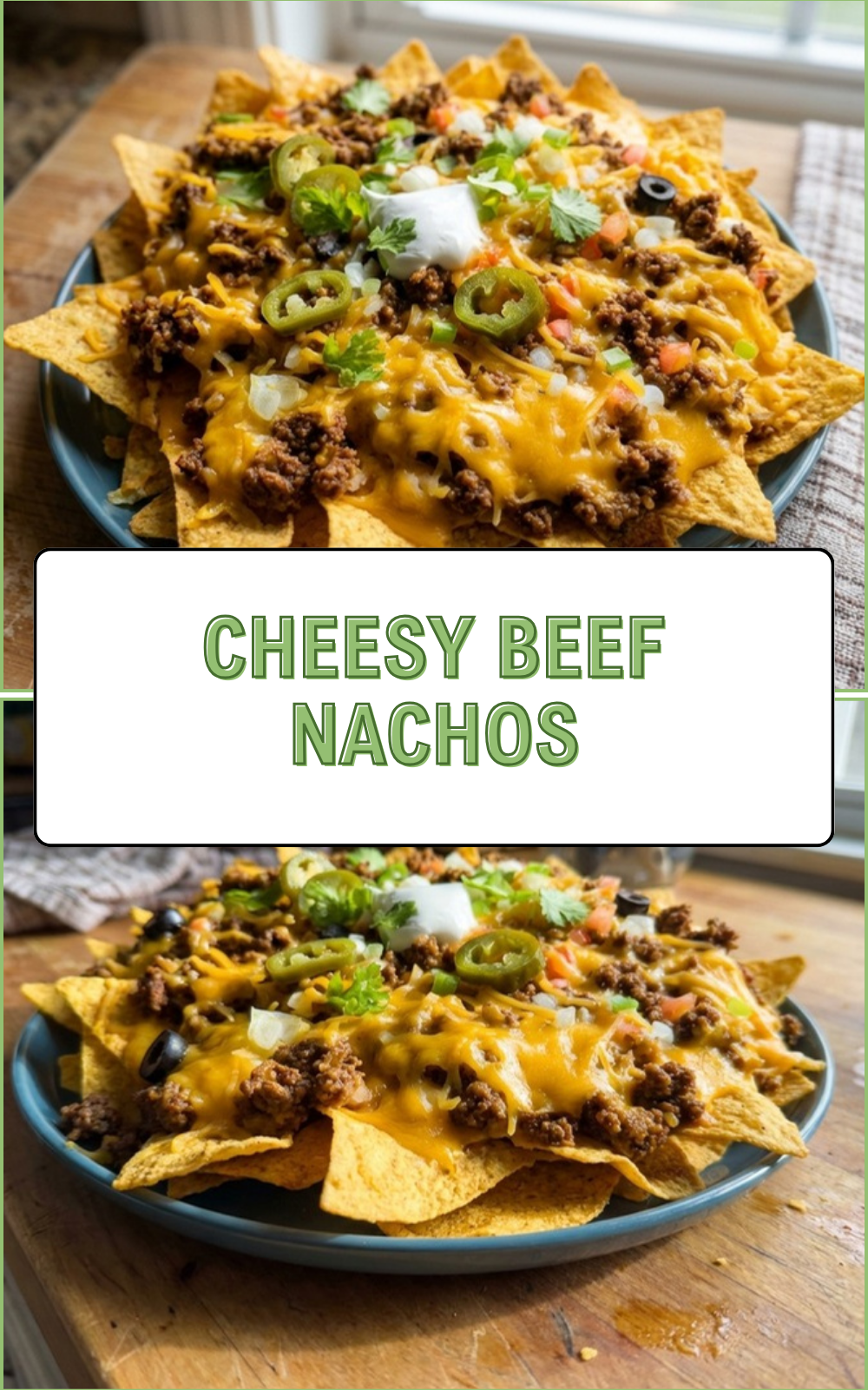 Cheesy Beef Nachos