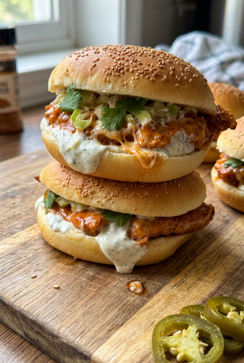 Cheesy Dynamite Chicken Buns