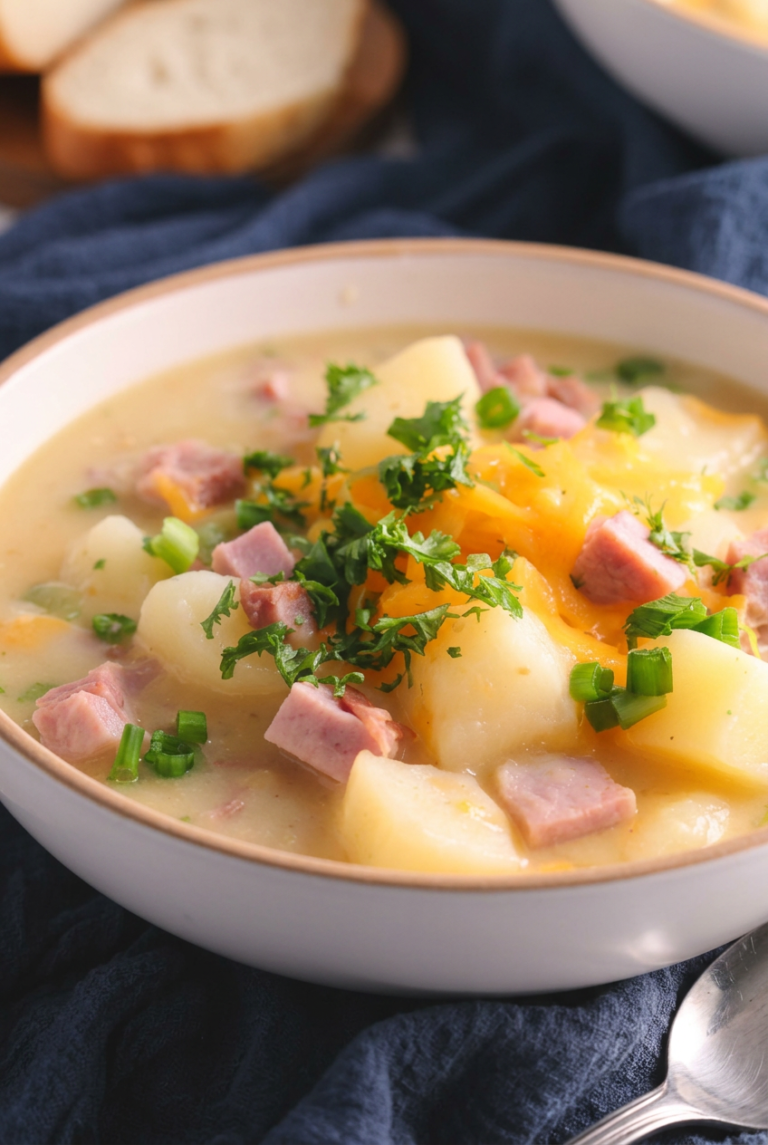 Cheesy Ham And Potato Soup 25.Png