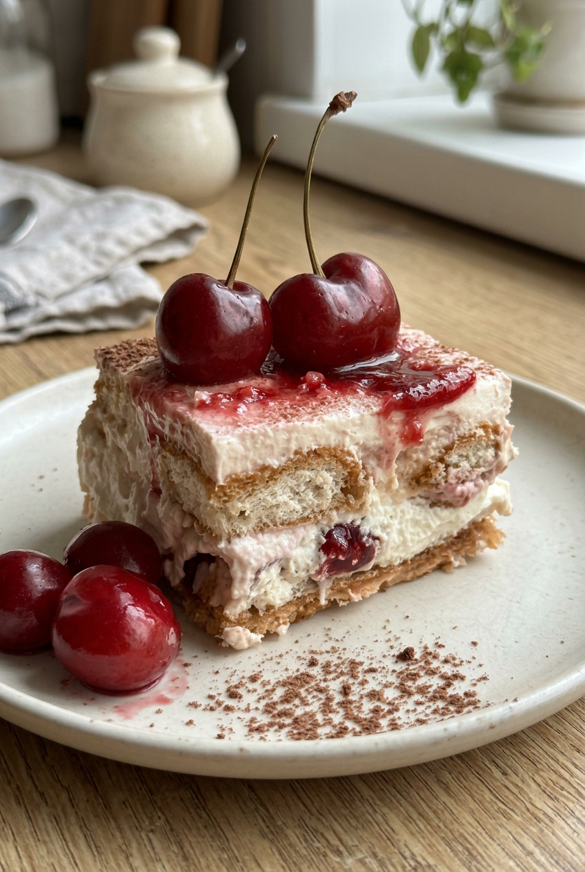 Cherry Tiramisu