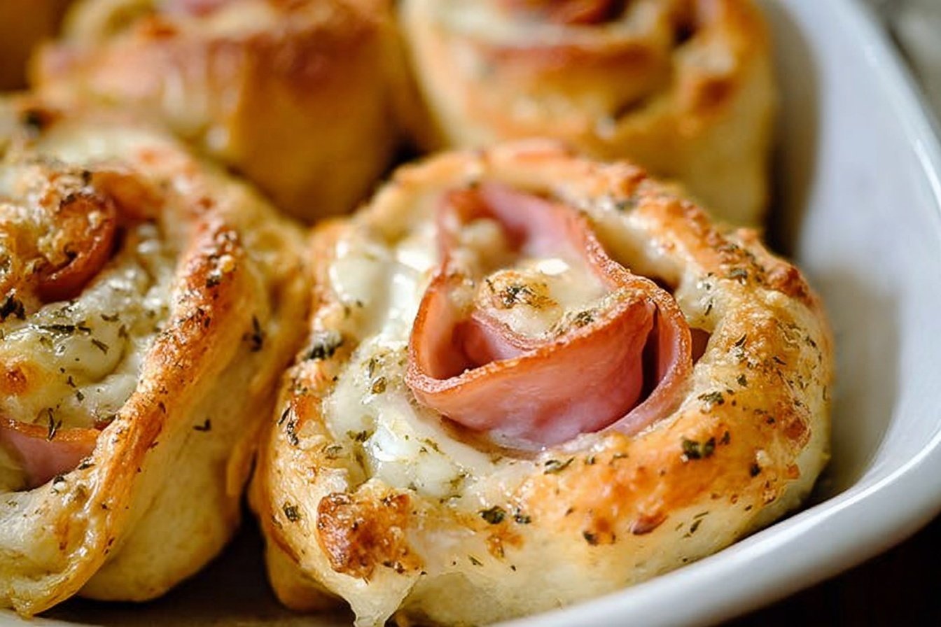 Chicken Cordon Bleu Crescent Rolls