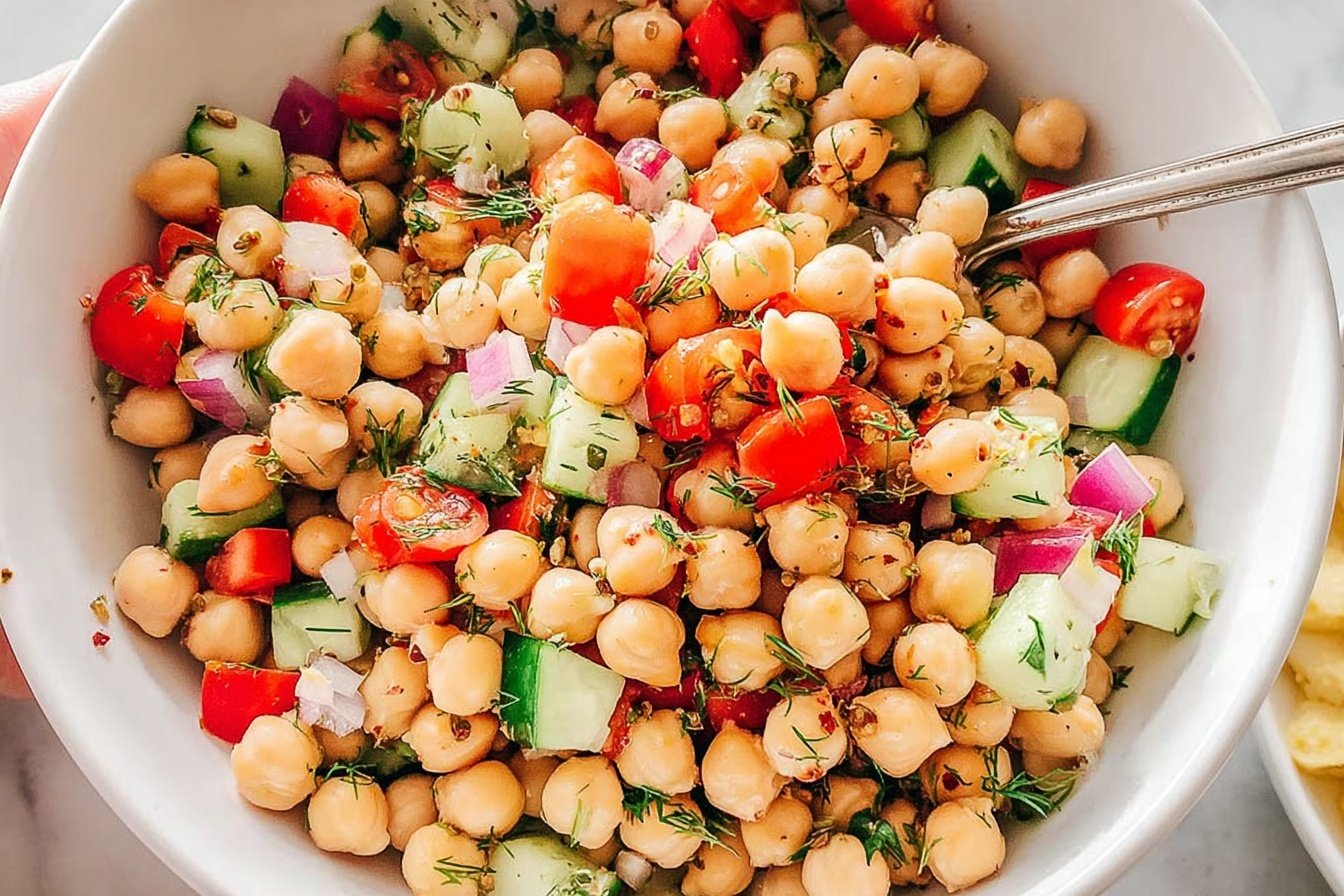 Chickpea Salad Recipe Easy And Healthy 6 Chickpea Salad