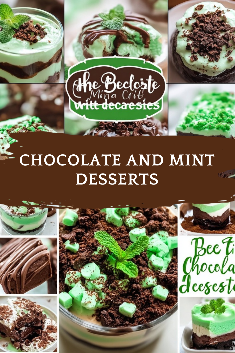 Chocolate And Mint Desserts