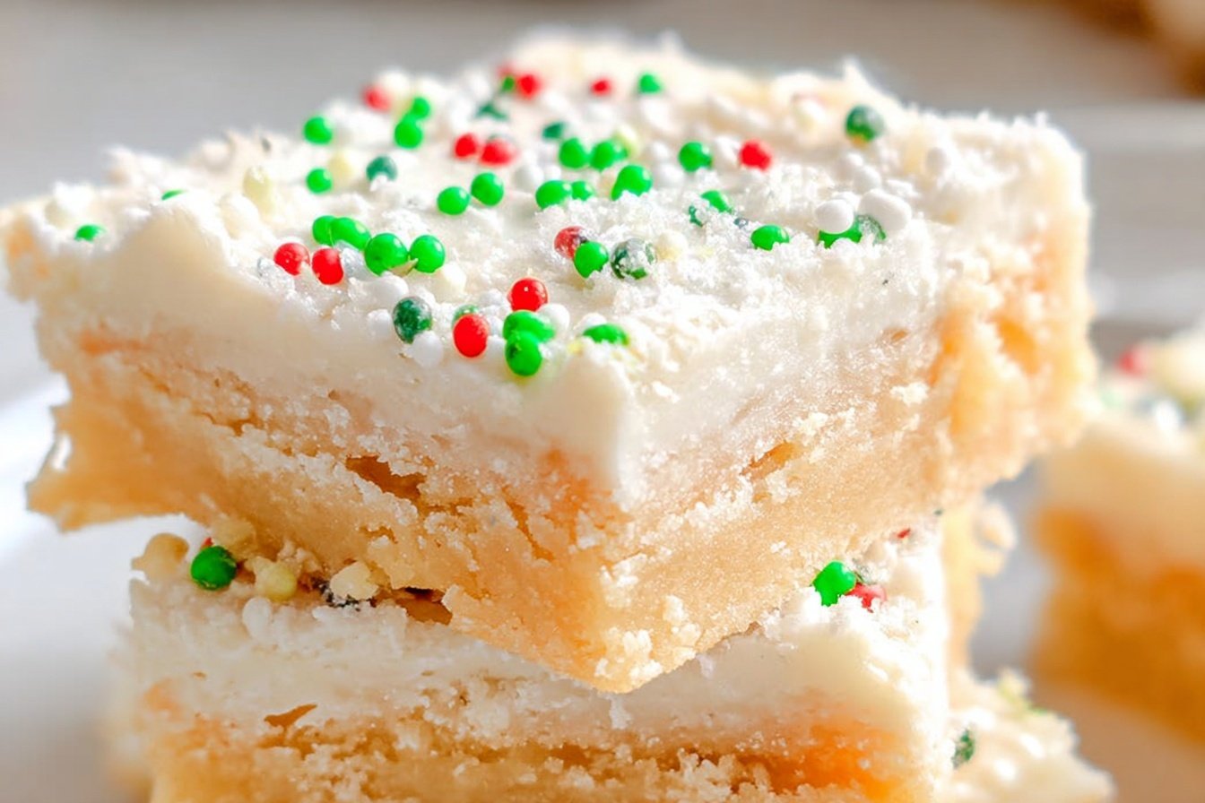 Christmas Sugar Cookie Bars