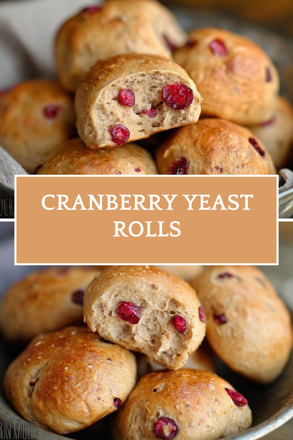 Cranberry Yeast Rolls