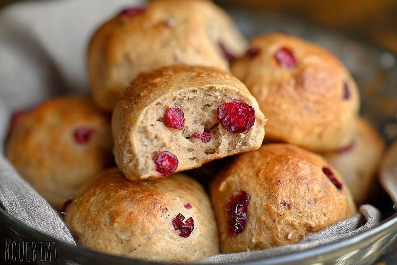 Cranberry Yeast Rolls