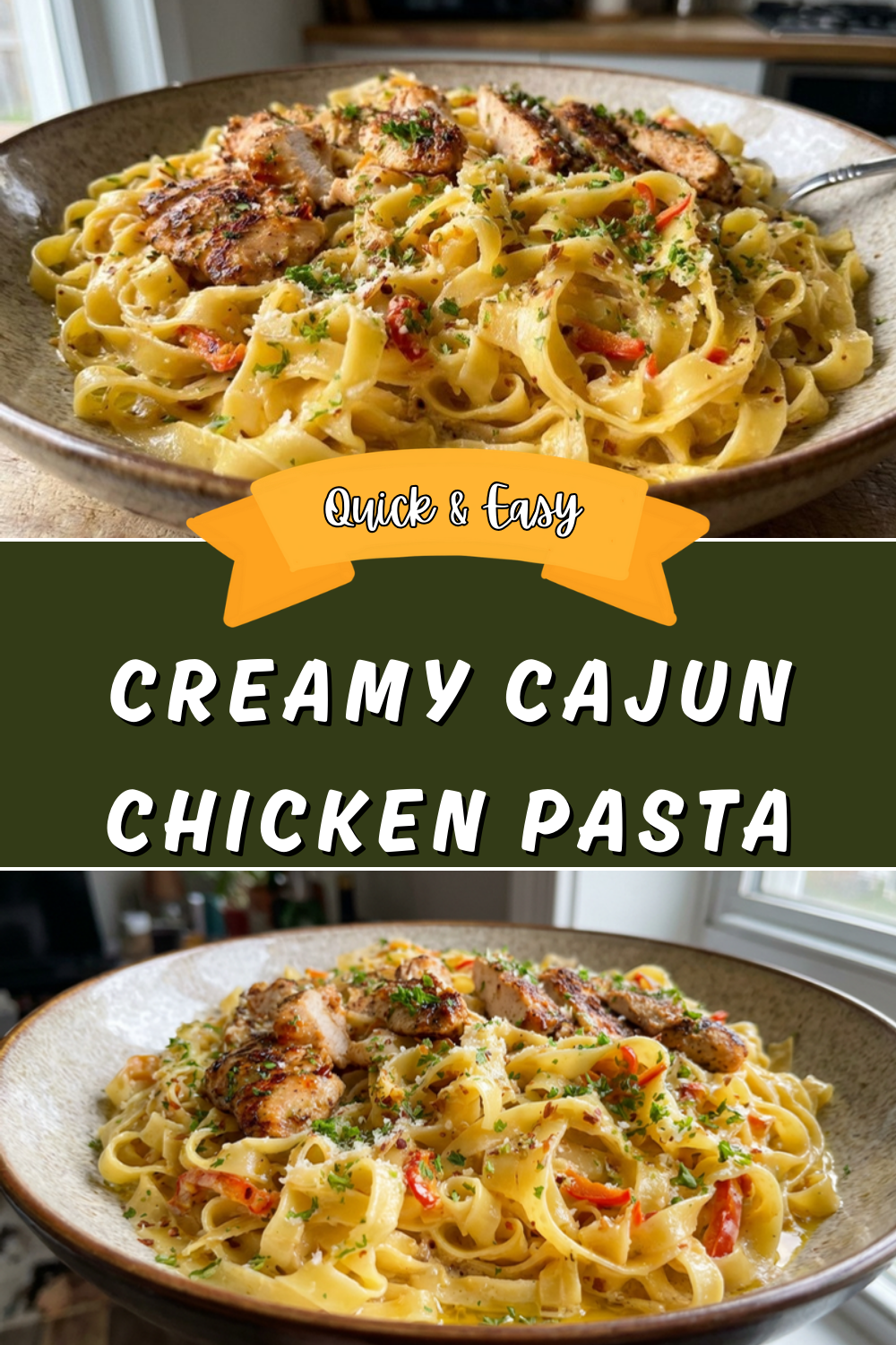 Creamy Cajun Chicken Pasta