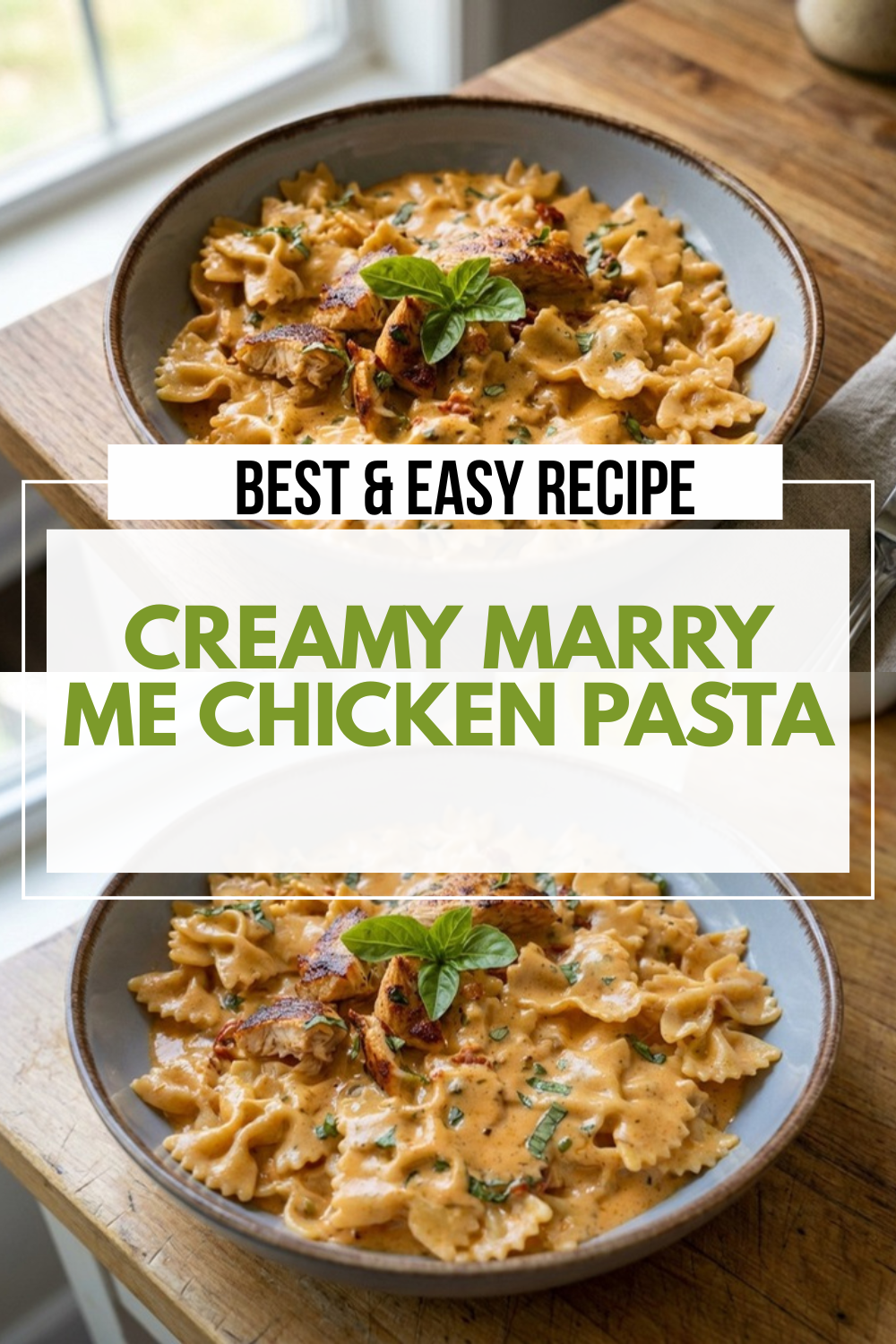 Creamy Marry Me Chicken Pasta