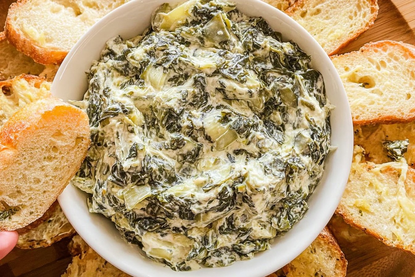 Crockpot Spinach Artichoke Dip