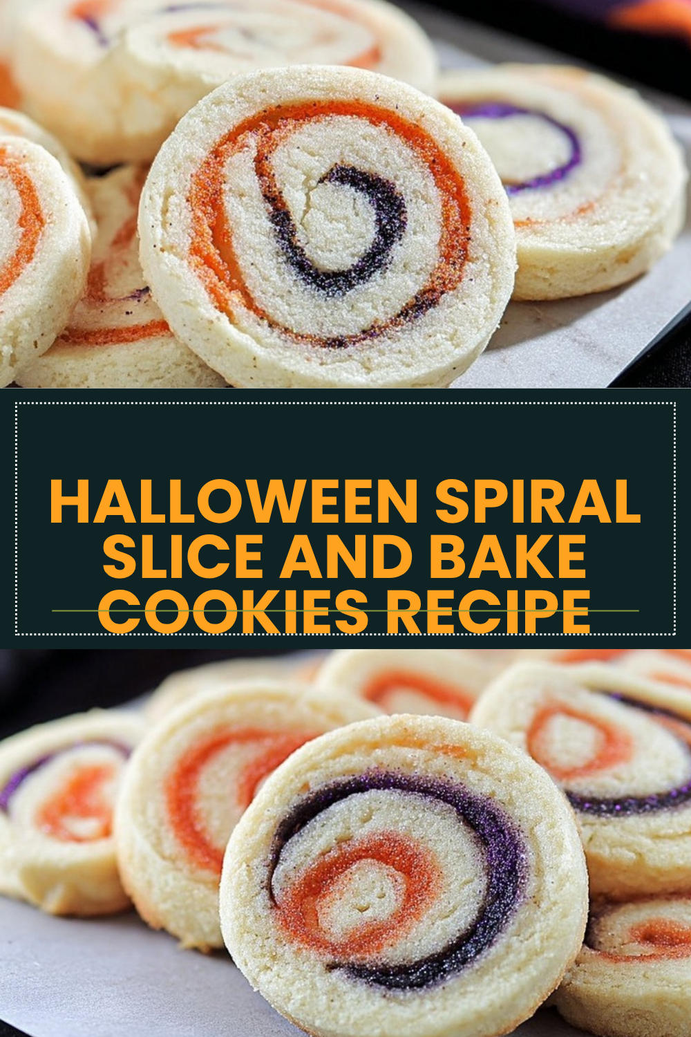 Halloween Spiral Slice And Bake Cookies Recipe