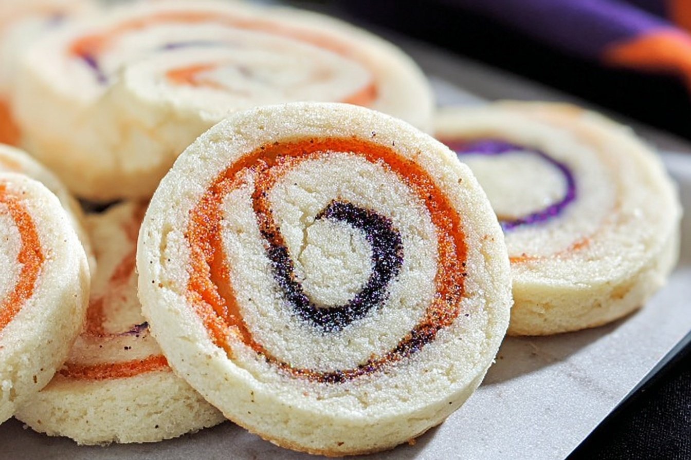 Halloween Spiral Slice And Bake Cookies Recipe