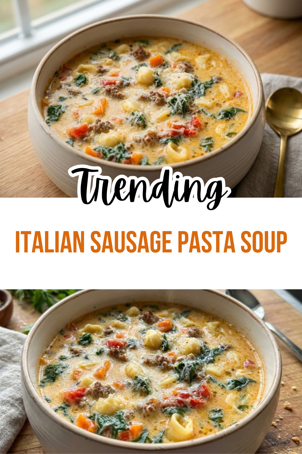 Italian Sausage Pasta Soup