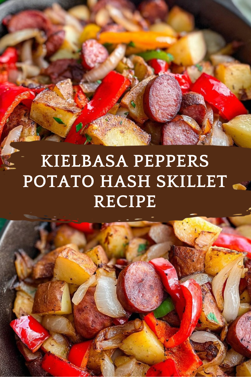 Kielbasa Peppers Potato Hash Skillet Recipe