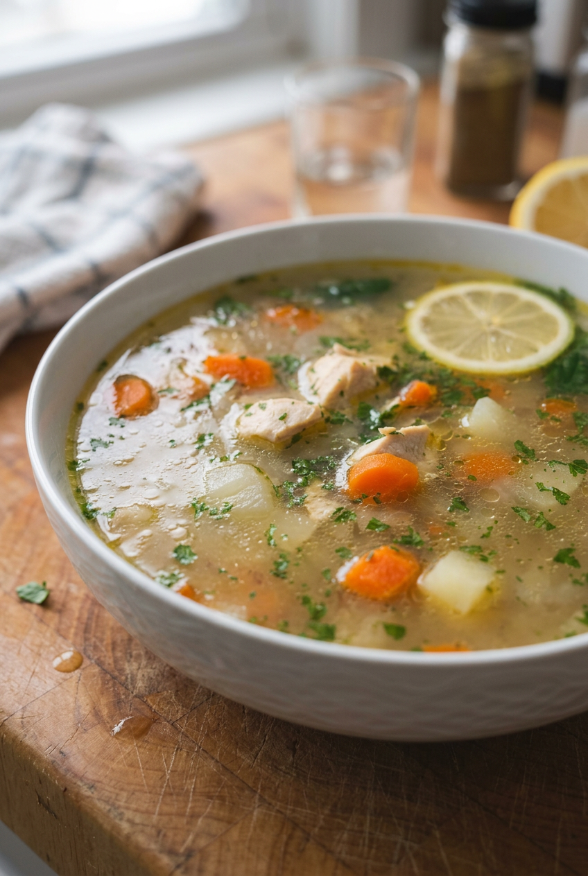 Lemon Chicken Soup