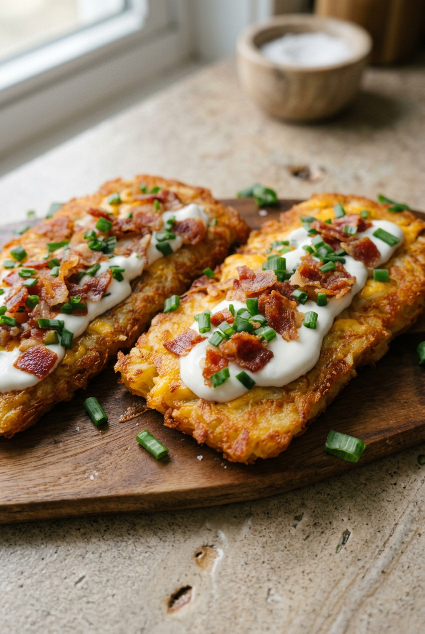 Loaded Hashbrown Patties