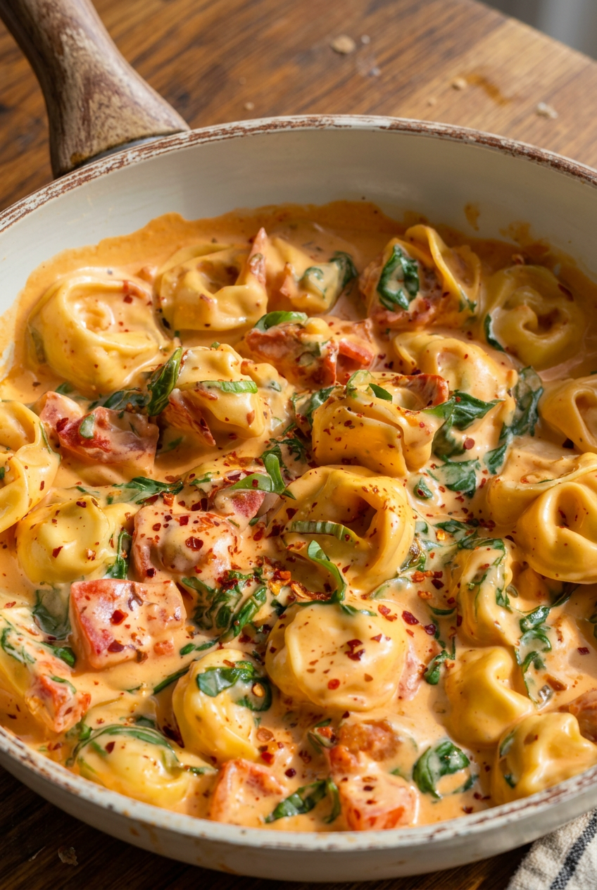 One Pan Tucson Tortellini