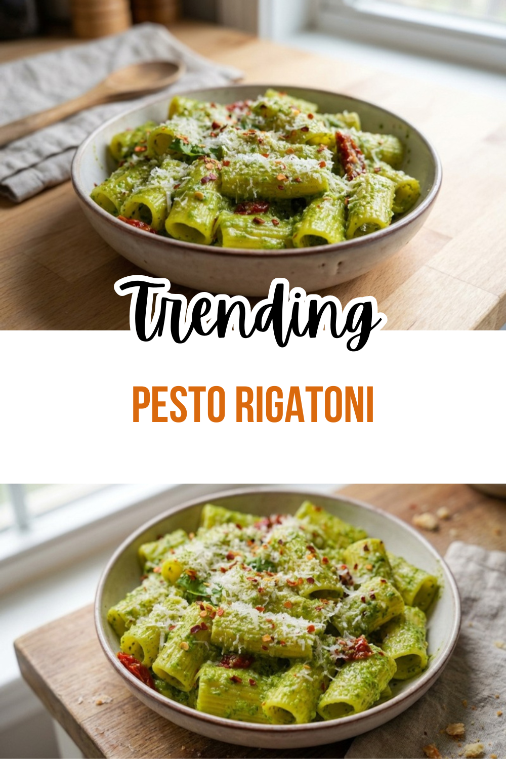 Pesto Rigatoni