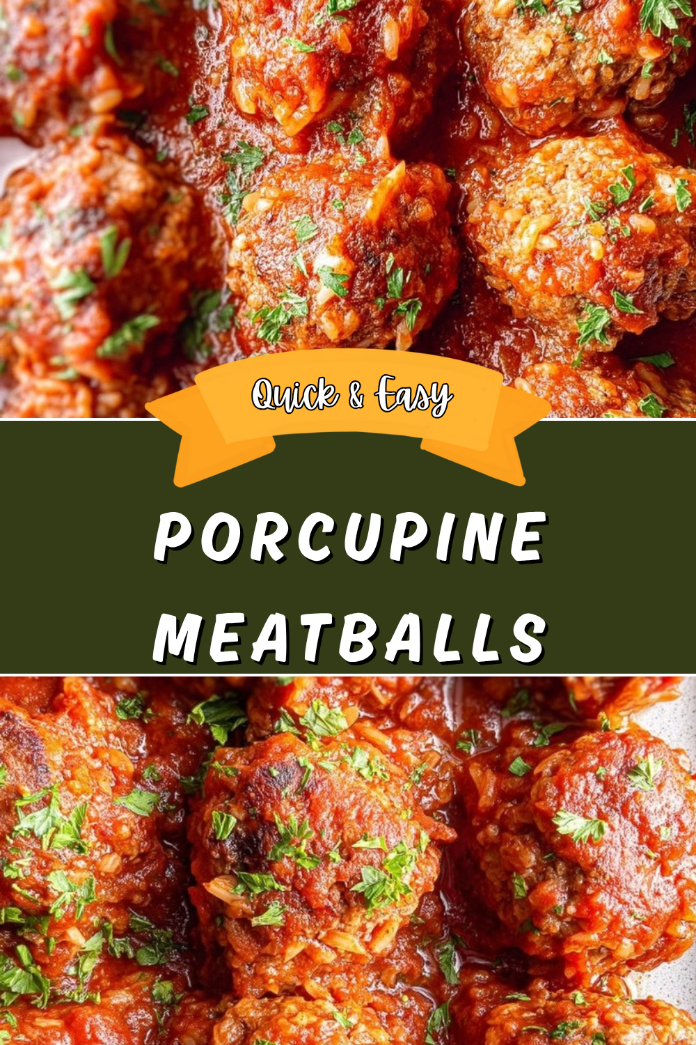 Porcupine Meatballs