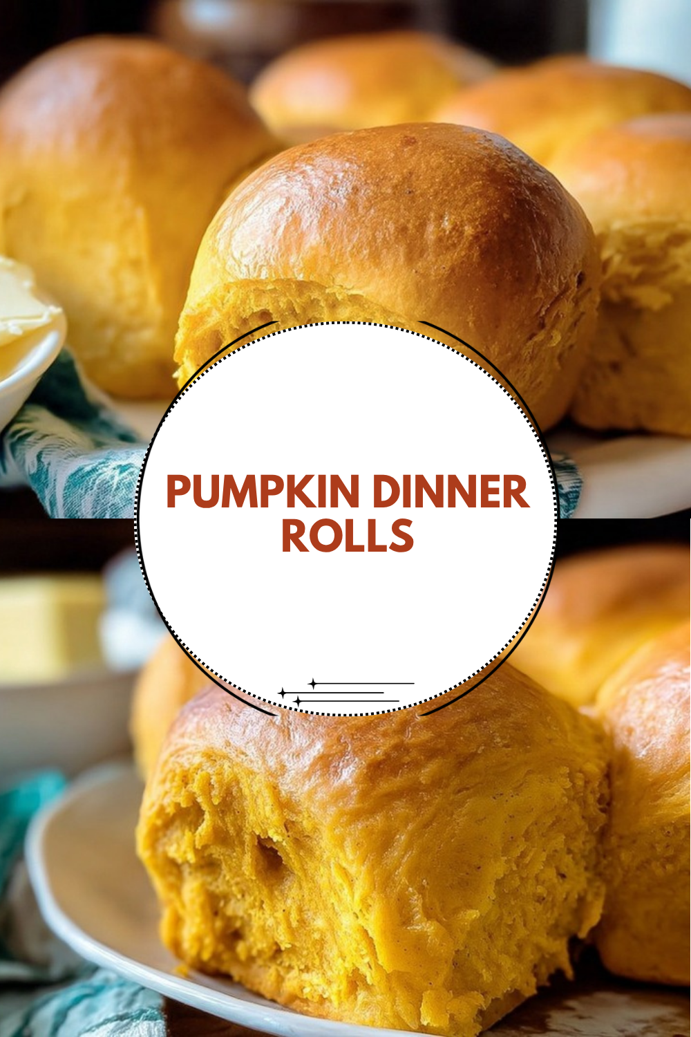 Pumpkin Dinner Rolls