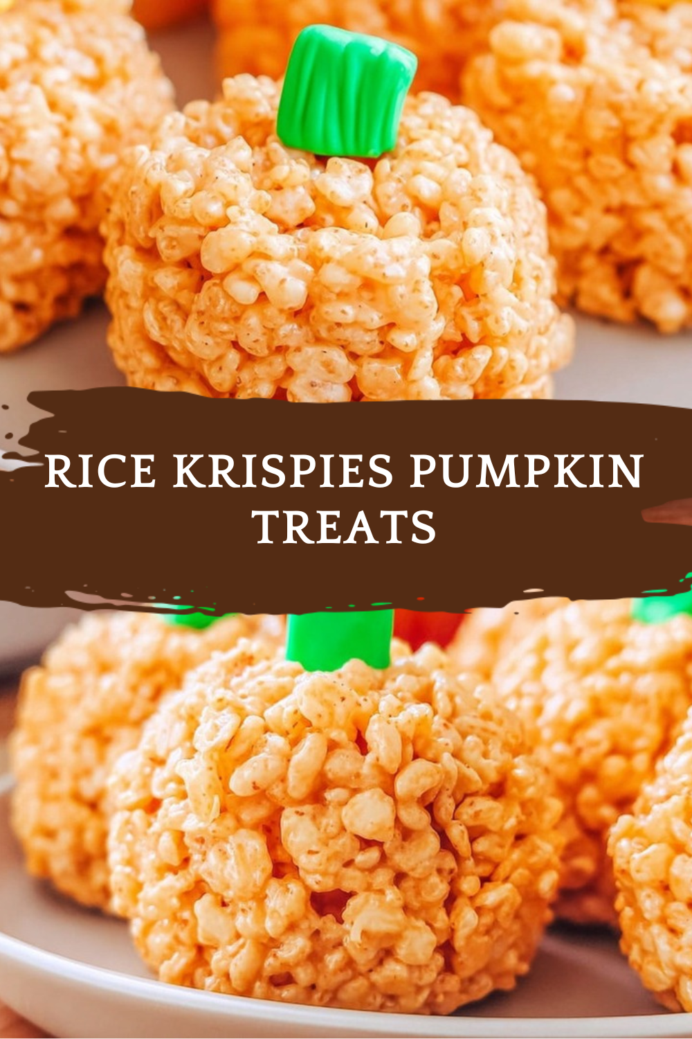 Rice Krispies Pumpkin Treats