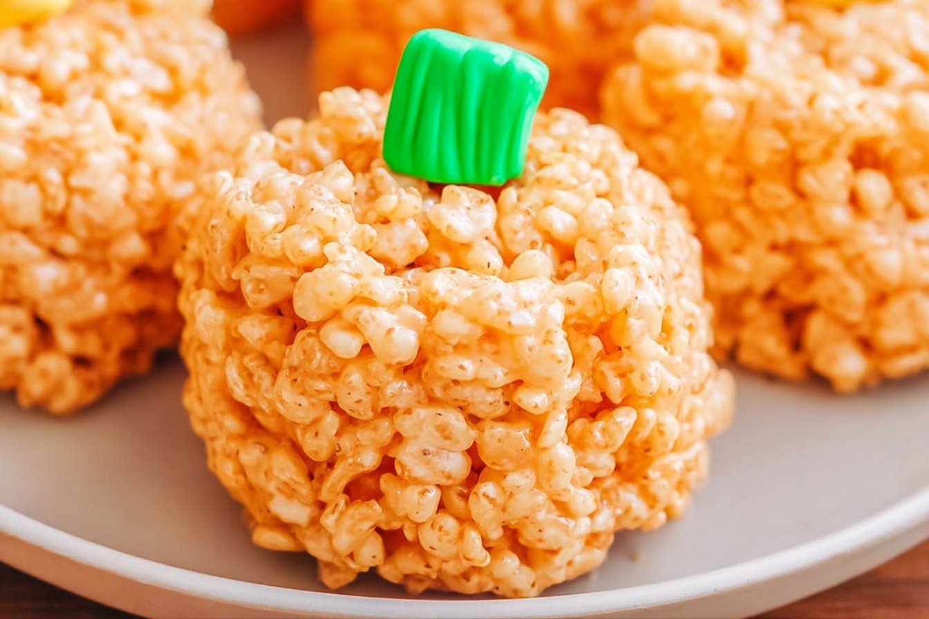 Rice Krispies Pumpkin Treats