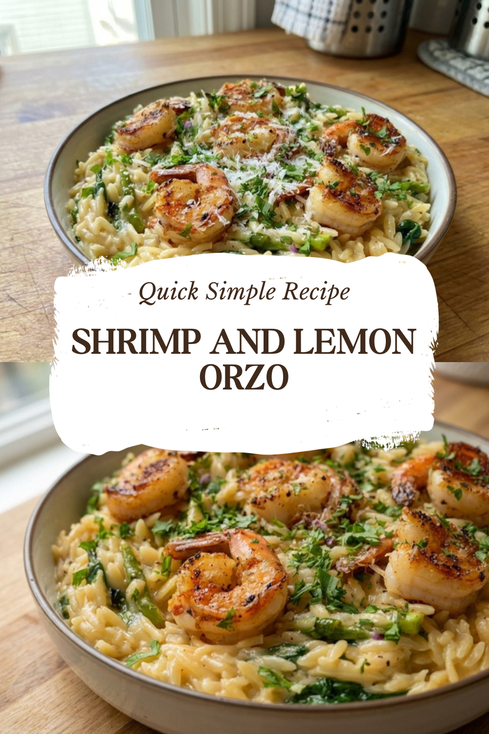 Shrimp And Lemon Orzo