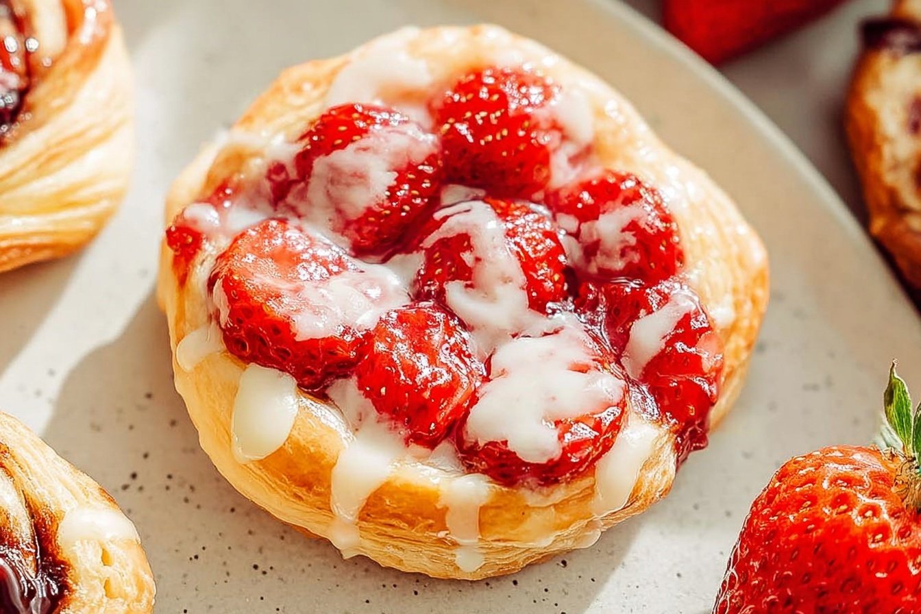 Cream Cheese Strawberry Danish Recipe 6 Strawberry Danish Recipe